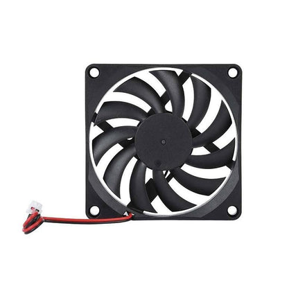 2PCS 12V 8010 DC Fan 2 Pin Brushless for PC Computer Hydroponics Cooling AUStock - Aimall