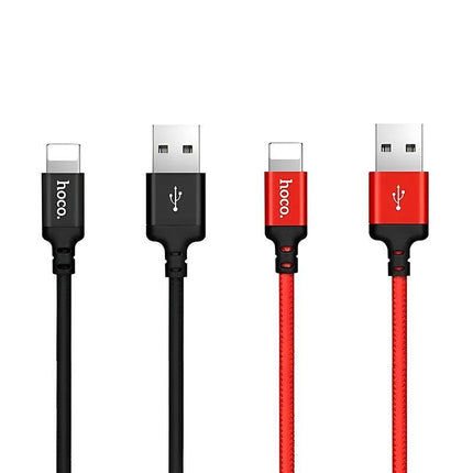 Apple Lightning HOCO Nylon Braided Cord Fast Charging Data Sync Cable - Aimall
