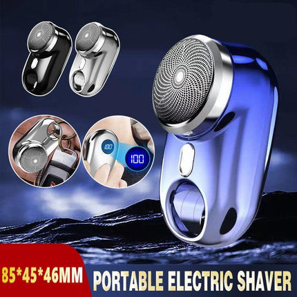 LCD Rechargeable Portable Electric Shaver Mini-Shave For Man Razor Business - Aimall