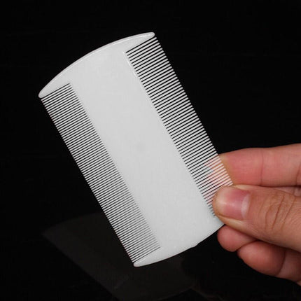 3 X Lice Comb Flea Double Sided Nit Beauty Salon Hair Head Lice Best Plastic - Aimall