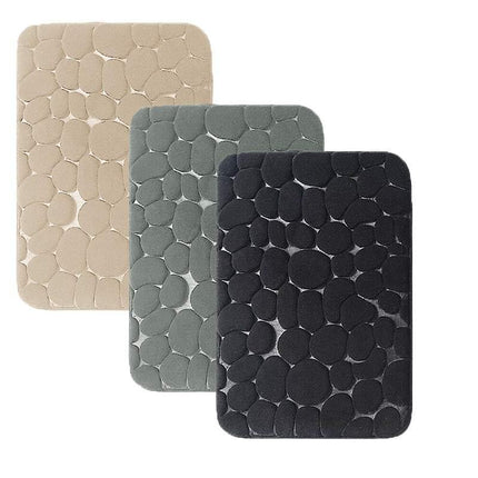 40x60CM 3D Super Absorbent Non-slip Floor Mat Quick Drying Bathroom Rug Balcony Carpet - Aimall