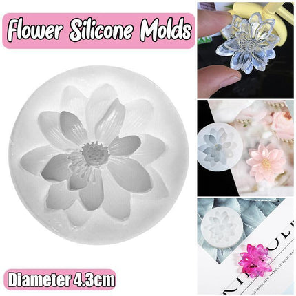 3D Flower Silicone Molds Epoxy Resin Jewelry Pendant Mould Making Craft Mold - Aimall