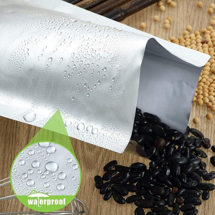 100PCS Mylar Food Vacuum Bags Pouch Foil Aluminum Storage Bags Heat Seal Food - Aimall
