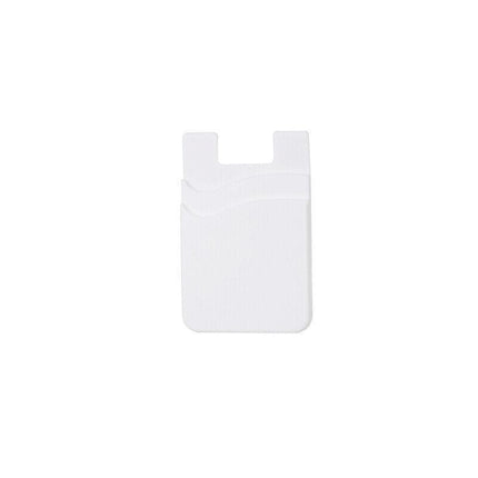 Silicone Mobile Phone Back Double Layers Card Holder Wallet 3M Stick On Adhesive - Aimall