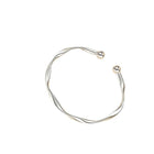 Bangle Bowknot Bells Bracelet Korean Opening Wrist Chain Women Silver Bracelet - Aimall