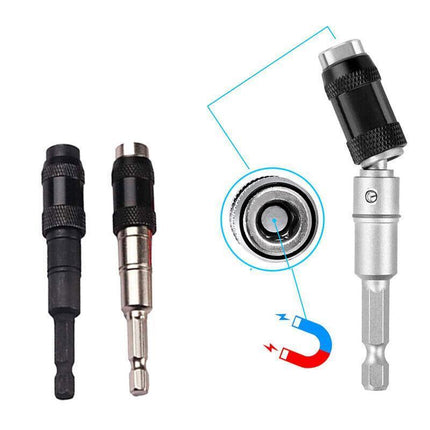 Magnetic Pivot Drill Bit Holder Steel Impact Pivoting Swivel Screw Drill Bits - Aimall