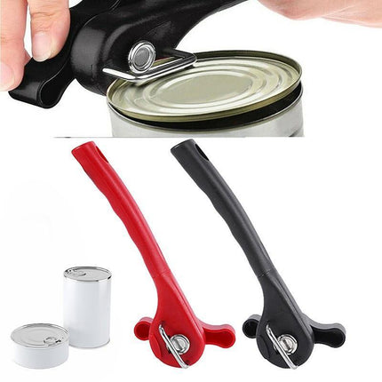 Tin Smooth Edge Professional Can Opener Manual Stainless Steel Safe Cut Lid Side - Aimall