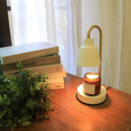 Aromatherapy Melting Wax Lamp Dimmable Night Light Table Candle Warmer Lamp - Aimall