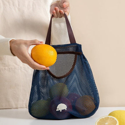 Vegetable Onion Potato Hanging Bag Kitchen Garlic Ginger Mesh Storage Bag - Aimall
