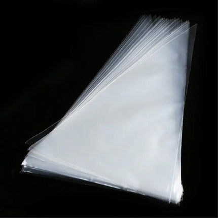 100 Clear Cello Cone Bags Easter Lollies Lolly Favours Candy Treat STOCK - Aimall