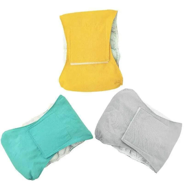 M Male Dog Puppy Nappy Diaper Belly Wrap Band Sanitary Pants Underpants - Aimall