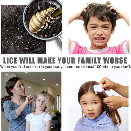 3 X Lice Comb Flea Double Sided Nit Beauty Salon Hair Head Lice Best Plastic - Aimall