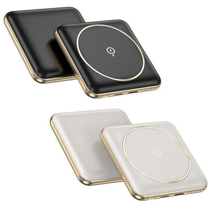 10000mAh Qi Fast Charger Portable Magnetic Wireless Slim Power Bank - Aimall