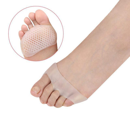 Soft Forefoot Ball of Foot Cushion Pads Anti-Slip Metatarsal Insert Pain Relief - Aimall