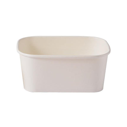 Disposable Kraft Paper Bowl Eco Takeaway Food Package Paper Cup Paper Lunch Box - Aimall