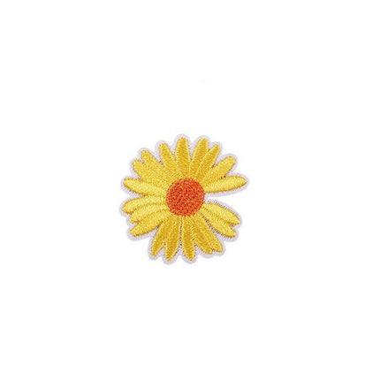 Embroidered Daisy Patches for Clothing Repairing and Crafts - Aimall