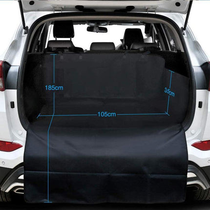 Pet Dog Car Boot Cargo Liner Cover Mat Waterproof Protector Cat SUV Ute Black - Aimall