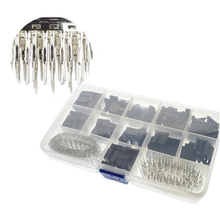 620x Male Jumper Pin Dupont Pin Crimp Wire Housing Kit Header Female Connector - Aimall