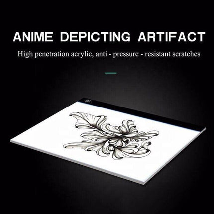 A3 LED Light Copy Tracing Art Tattoo Box Stencil Board Drawing Design Table Pad - Aimall
