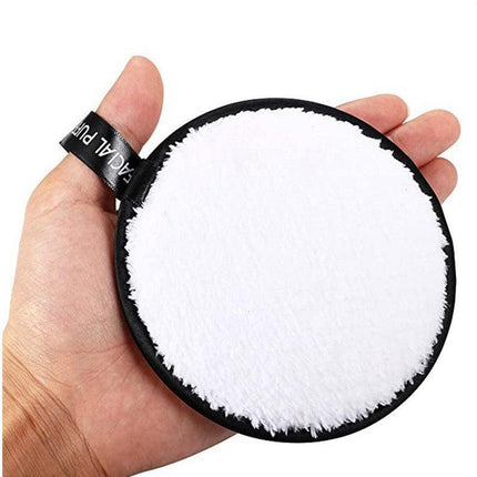 1/3X Reusable Makeup Remover Pads Microfiber Face Cleaner Puff Facial Cleansing - Aimall