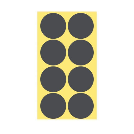 8/13/25/50mm Colour Sticker Dots Adhesive Round Labels Circular Scrapbooking Grey - Aimall