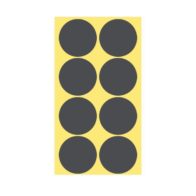 8/13/25/50mm Colour Sticker Dots Adhesive Round Labels Circular Scrapbooking Grey - Aimall