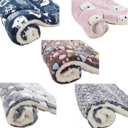 S Size Puppy Dog Cat Cushion Mattress Blanket Bed Soft Warm Pet Pad Winter Kennel House - Aimall