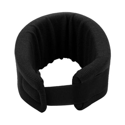 Soft Foam Neck Support Brace Cervical Device Collar Pain Traction Relief Black - Aimall