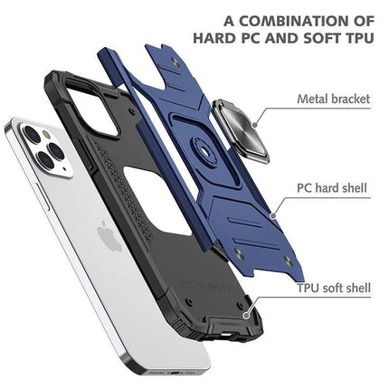 Blue Case For iPhone 13 12 11 Pro Max XR X XS 7 8 PLUS Shockproof Rugged Cover - Aimall