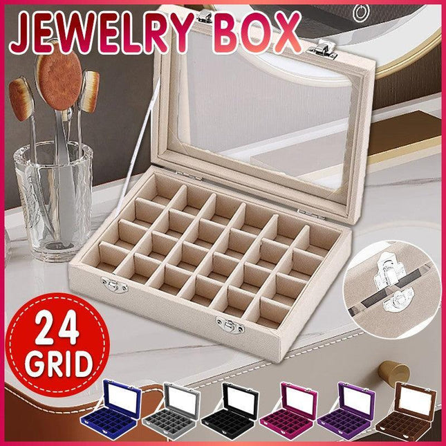 Velvet Earring Jewelry Display Hanger Organizer Box Holder Storage Case AU Stock - Aimall