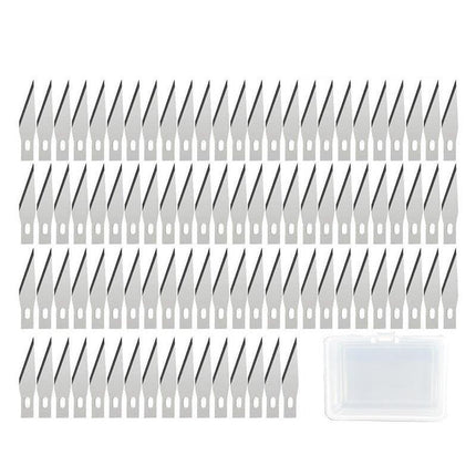 100x #11 Knife Replacement Blades ForExacto Carbon Steel Hobby Arts Craft Tool - Aimall