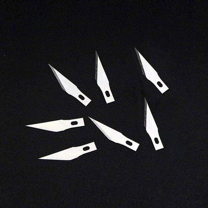 100x #11 Knife Replacement Blades ForExacto Carbon Steel Hobby Arts Craft Tool - Aimall