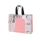 25x Fashion Non Woven Tote Bags Reusable Shopping Bags Clothing Store Pink