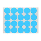 Blue Assorted Sizes Colour Sticker Dots Adhesive Round Labels Circular Spot Scrapbook - Aimall