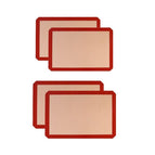 Red 4PCS(2*30X21+2*42X29.5CM)