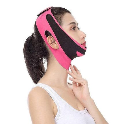 Face V-Line Slim Slimming Strap Up Mask Belt Lift Chin Anti-Aging Band Cheek - Aimall