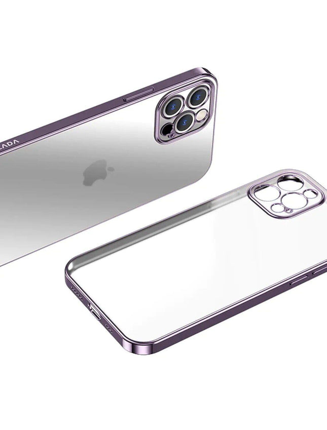 Purple For iPhone 13 12 11 Pro Max Case Thin Matte Ultra Slim Shockproof Clear Cover - Aimall