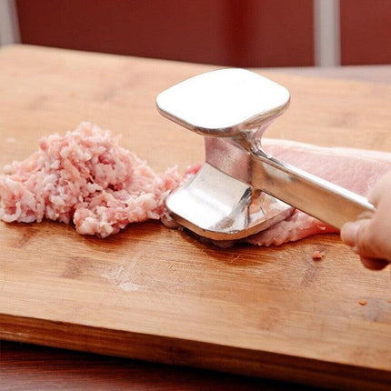 Aluminium Metal Meat Mallet Tenderizer Steak Beef Chicken Hammer Kitchen Tool - Aimall