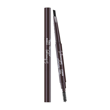 Eyebrow Pencil Dual-Ended Waterproof Retractable Slant Eye Makeup Cosmetic Tool - Aimall
