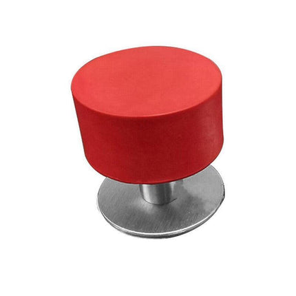 Non Punch Door Stopper Self Adhesive Heavy Duty Stainless Steel Rubber Stopper - Aimall