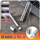 3 in 1 Multi Function Premium Cat Toy Laser Pointer USB Charging LED Torch Light - Aimall