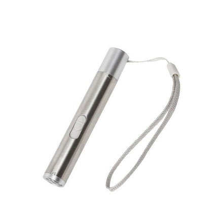 3 in 1 Multi Function Premium Cat Toy Laser Pointer USB Charging LED Torch Light - Aimall