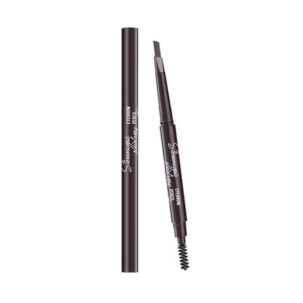 Eyebrow Pencil Dual-Ended Waterproof Retractable Slant Eye Makeup Cosmetic Tool - Aimall