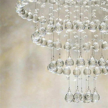 12PCS 30 MM Chandelier Clear Glass Prism Crystal Ball Pendant Sun-catcher - Aimall