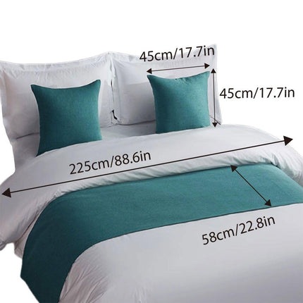 Luxury Hotel Bedding Set Bed End Towel Pillow Cover for Bedroom and Hotels
