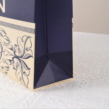 25x Fashion Non Woven Tote Bags Reusable Shopping Bags Clothing Store Retro Style