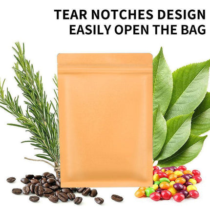 Kraft Paper Mylar Storage Self Seal Packing Pouches Aluminum Foil Packaging Bag - Aimall