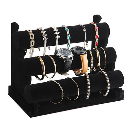 3Tiers Jewelry Bracelet Watch Display Holder - Aimall