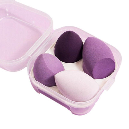 4PCS Value Makeup Foundation Blender Sponge Blending Puff Cosmetic Beauty Eggs - Aimall