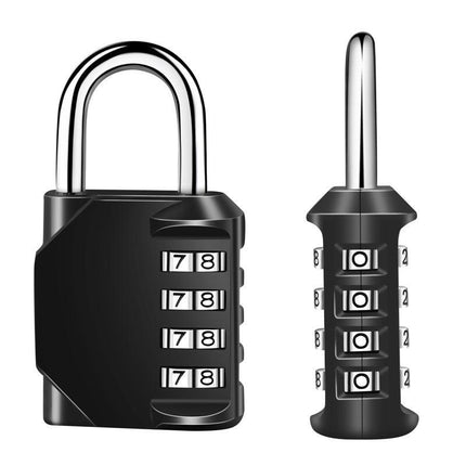 Combination-Lock 4 Digit Outdoor Waterproof Padlock,Gate,Locker,Hasp Number Lock - Aimall